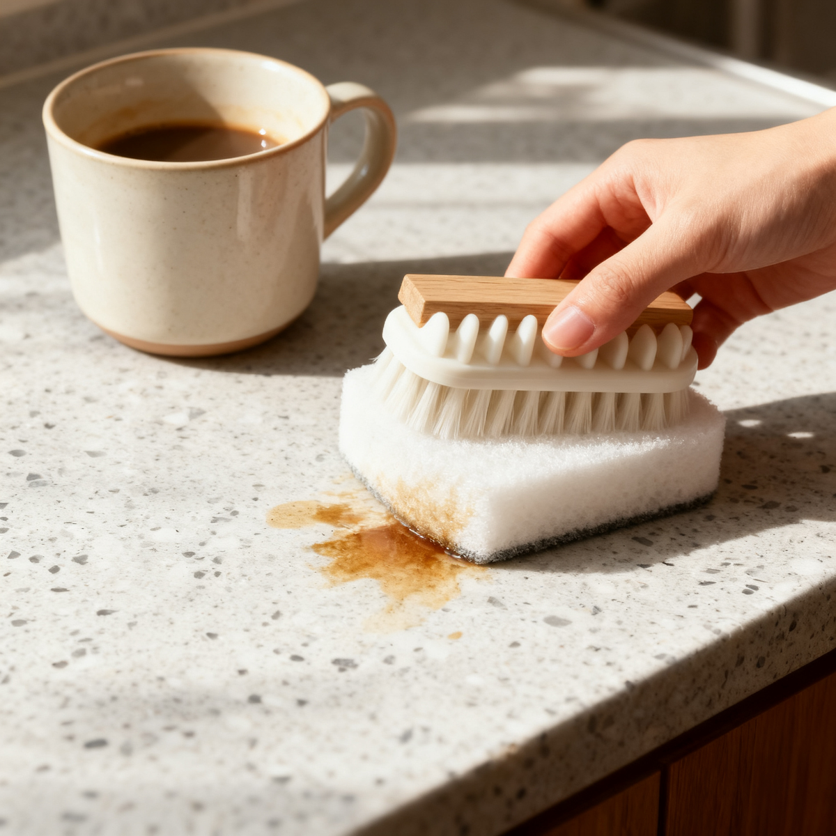 🪥 The Last Laundry Brush You'll Ever Need — 2-in-1 Dual Side Scrubber with Natural Wood Handle & Soap Tray