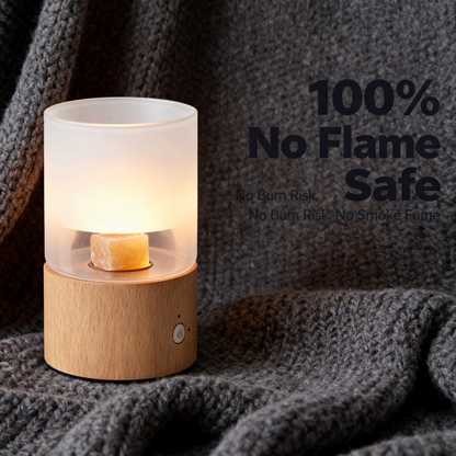 🕯️ Warm Light, Calm Mind — The Natural Salt Crystal Wax Warmer That Turns Any Room Into a Sanctuary