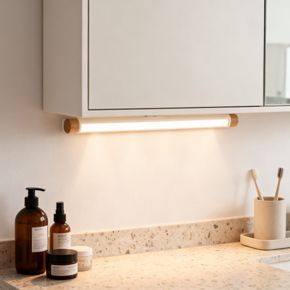 💡 Light Exactly Where You Need It — Magnetic Under Cabinet LED Light with 100% Zero Glare, No Flicker & Instant Magnetic Mount