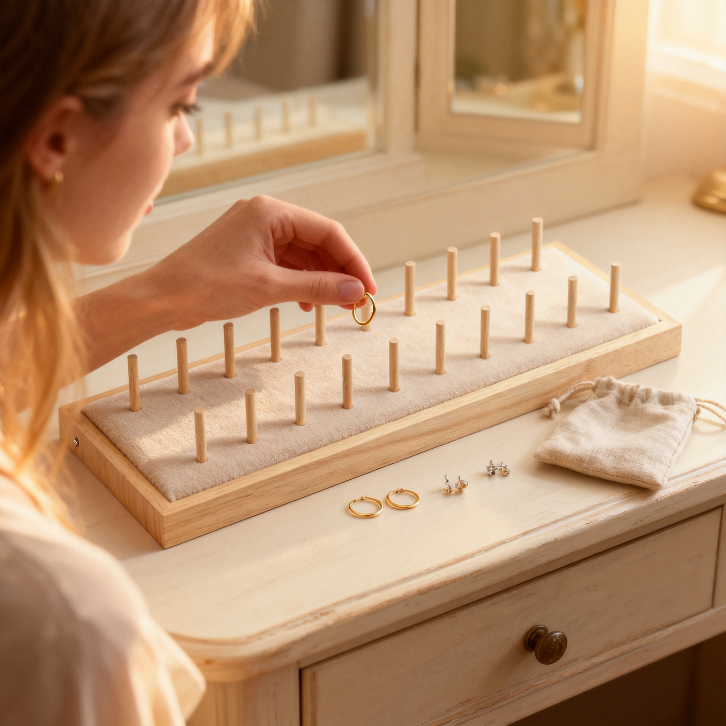 🌿 Organize Beautifully, Live Simply — A Natural Wood Display Organizer for Everyday Essentials