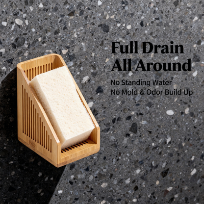 🌊 A Cleaner Sink, A Calmer Kitchen — A Wooden Sponge Holder Designed for Everyday Harmony
