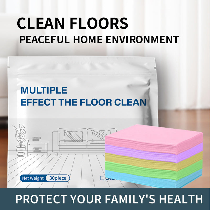 🧃Water-Soluble Floor Cleaning Sheets – Drop, Dissolve & Mop🔥