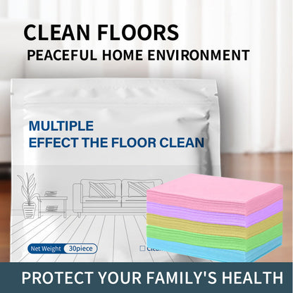 🧃Water-Soluble Floor Cleaning Sheets – Drop, Dissolve & Mop🔥