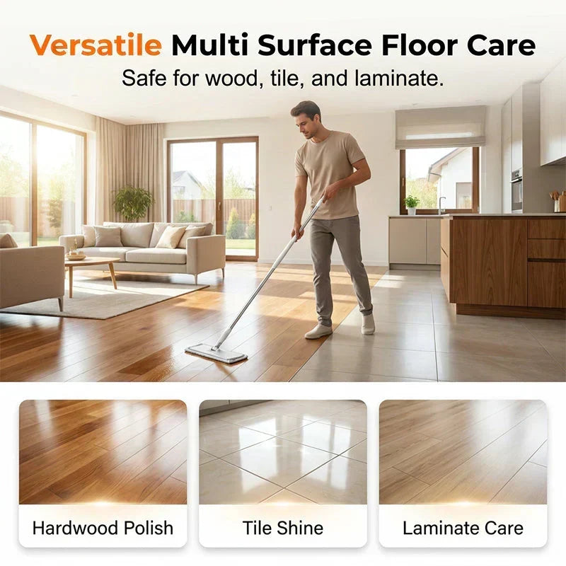 🧃Water-Soluble Floor Cleaning Sheets – Drop, Dissolve & Mop🔥